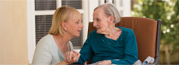 Patients talking to each other